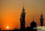 斋月里的清真寺暮色[组图]