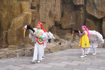 朝鲜族“鹤舞”(图) 朝鲜族“鹤舞”(图)