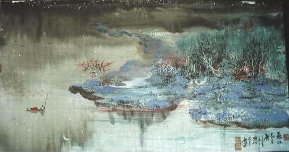 春江缺月夜 \