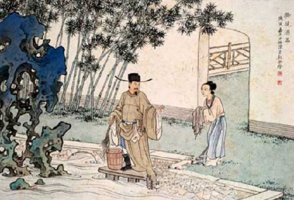 名人故事---【石奋教子】 \