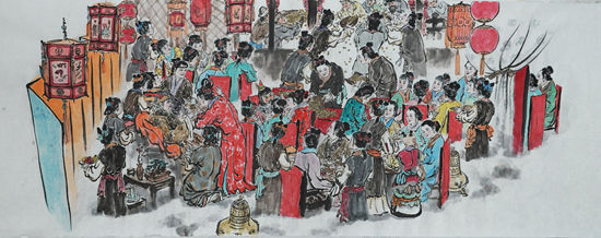 荣国府元宵开夜宴